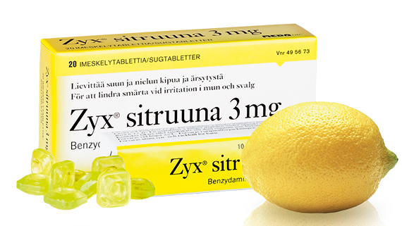 Zyx sitruuna 3mg