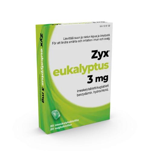 Eukalyptus 3 mg 20 imeskelytablettia