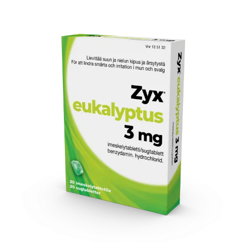 Eukalyptus 3 mg 20 imeskelytablettia