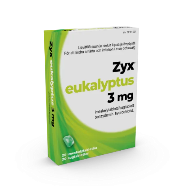 Eukalyptus 3 mg 20 imeskelytablettia